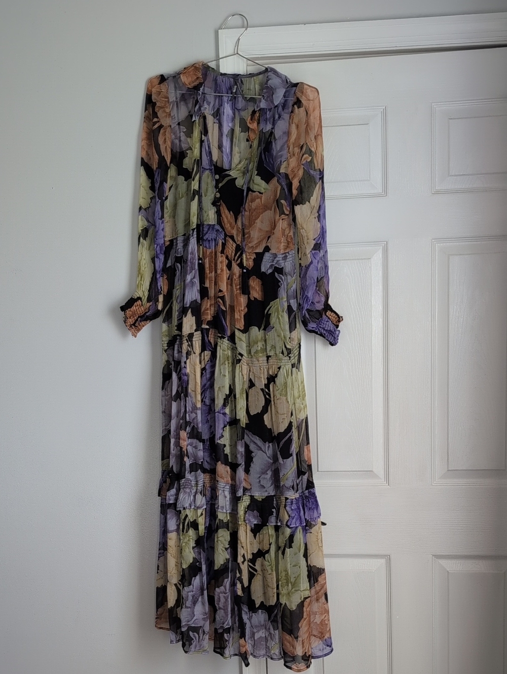 Anthropologie Floral Maxi Dress